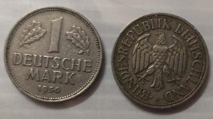 GERMANY 1 MARK 1950(USED)