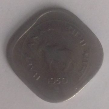 HALF ANNA BULL COIN 1950