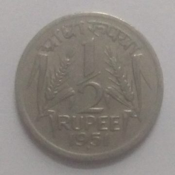1/2 RUPEE-1950_Used