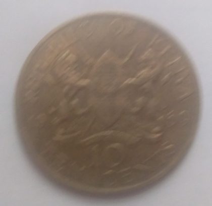 KENYA 10 CENT 1969(used)