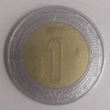 MEXICO 1 DOLLAR 2004(used)