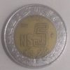 MEXICO 5 DOLLAR 1992(used)