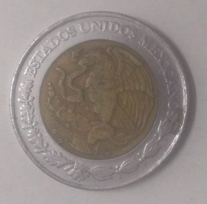 MEXICO 5 DOLLAR 1992(used) - Image 2