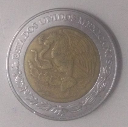 MEXICO 5 DOLLAR 1997(used) - Image 2