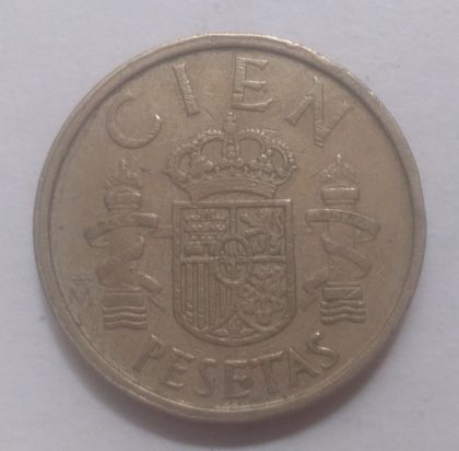 SPAIN 100 PESTAS 1984(used) - Image 2