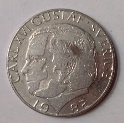 SWEDEN 1 KRONA 1982(used)