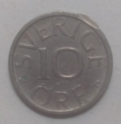 SWEDEN 10 ORE 1989(used)