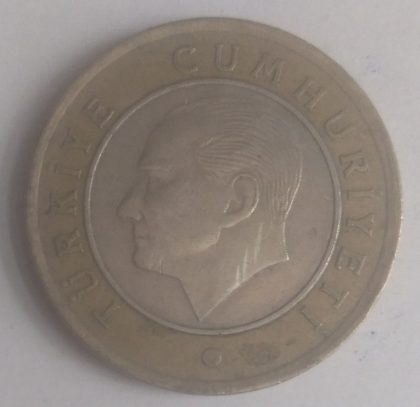 TURKEY 1 TURK LIRASI 2013(used) - Image 2