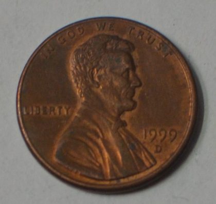 U.S.A. 1-CENT 1999 (used)