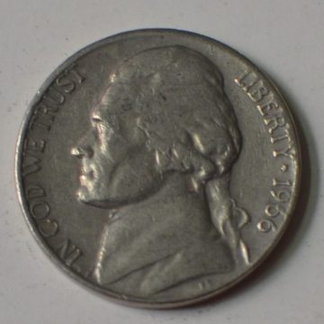 U.S.A. 5- CENT 1966(used)