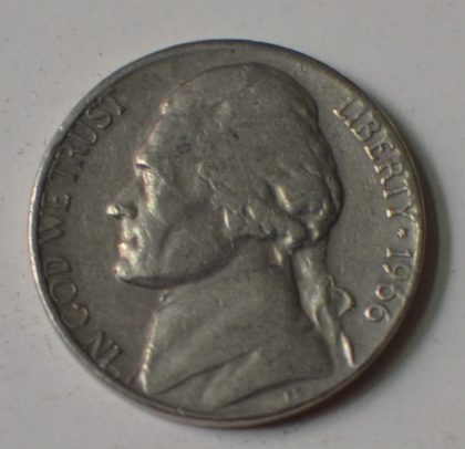 U.S.A. 5- CENT 1966(used)