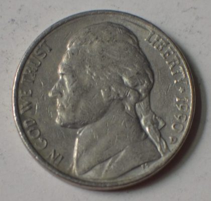 U.S.A. 5- CENT 1990(used)