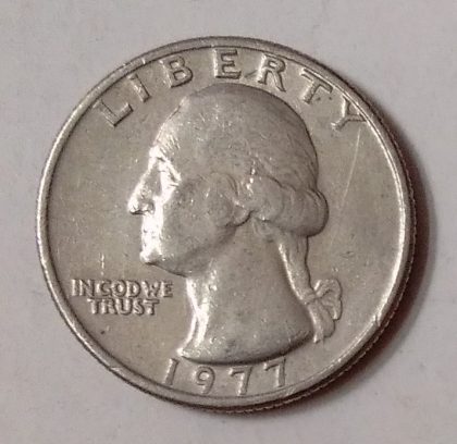 U.S.A. _QUARTER DOLLAR 1977(used)