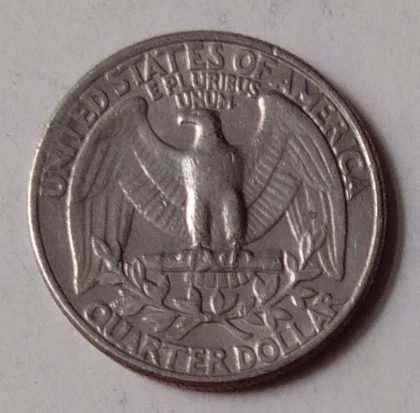 U.S.A. _QUARTER DOLLAR 1977(used) - Image 2