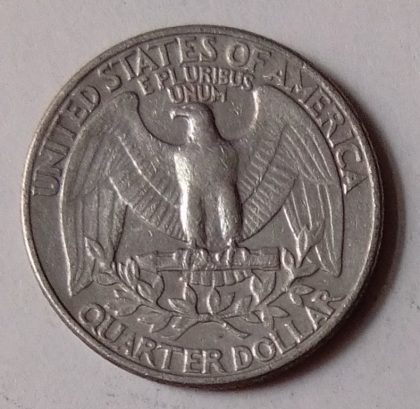 U.S.A. _QUARTER DOLLAR 1980(used) - Image 2