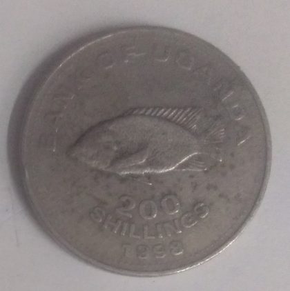 UGANDA 200 SHILLING 1998(used)