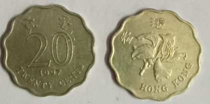 HONGKONG 20 Cent 1997(Used)