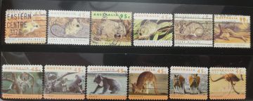 Australian Animals Used Stamps12 Stamps