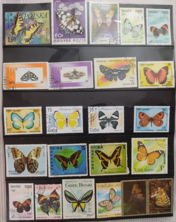 Butterflies Used Stamps 23 Stamps