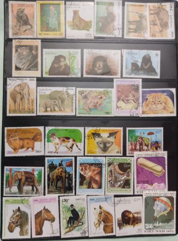 Vietnam ANIMALS 30 Used stamps