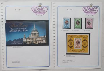 Royal Wedding - St Lucia (set of 2)