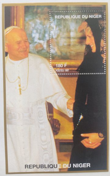 Miniature Sheet Of Princess Diana Republique Du Niger