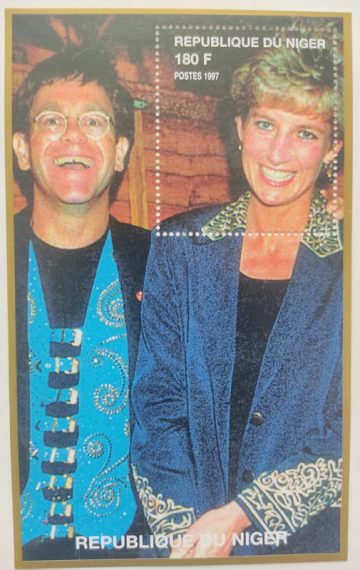 Miniature Sheet Of Princess Diana Republique Du Niger