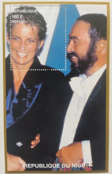 Miniature Sheet Of Princess Diana Republique Du Niger