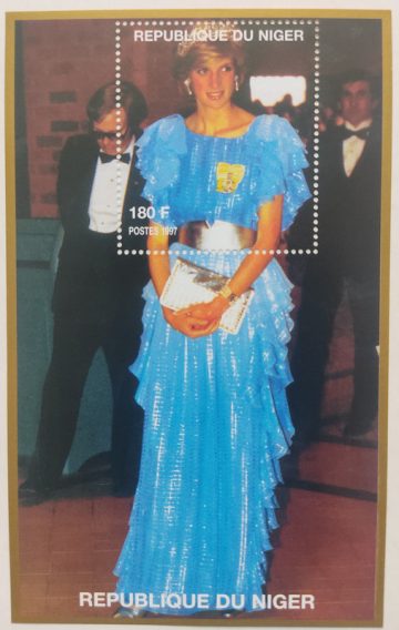 Miniature Sheet Of Princess Diana Republique Du Niger