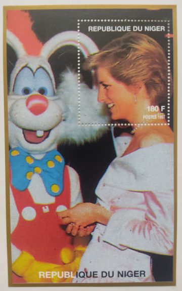 Miniature Sheet Of Princess Diana Republique Du Niger