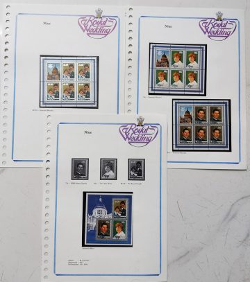 Royal Wedding - Niue (set of 3) (3 Stamps missing)