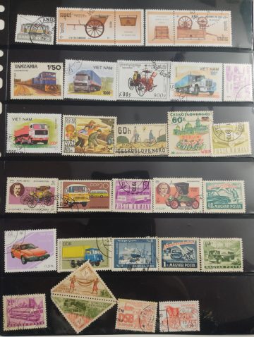 Motor Vehicle Used Stamps (27 Stamps)