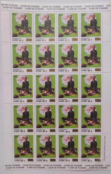 Zaire Chrismas - FULL SHEET 20 STAMPS