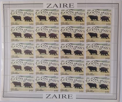 Zaire Virunga - FULL SHEET 20 STAMPS