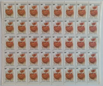 Zaire Pycnoporus sanguineus - FULL SHEET 40 STAMPS