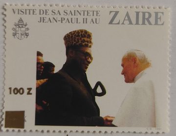 Zaire Visit De sa saintete Jean-Paul II AU