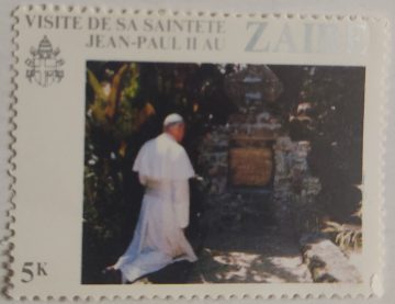 Zaire Visit De sa saintete Jean-Paul II AU