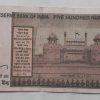 500 Rupees Governor Urjit Patel Inset A 2018 (Telescopic Number - Image 2