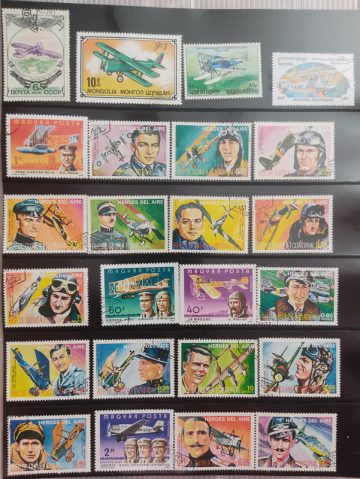 Aviation Used Stamps24 Stamps