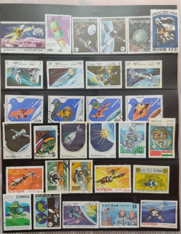 space used stamps (30 stamps)