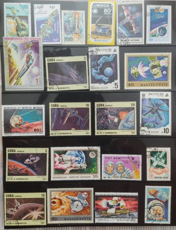 space used stamps (22 stamps)