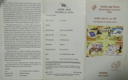 150 Years of India Post  (BR)