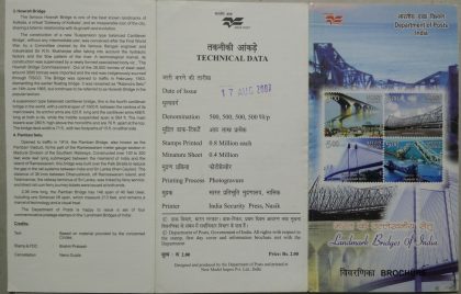 Landmark Bridges of India. (Set of 4) (BR) | Buy Indian Postage Stamps | Philately India