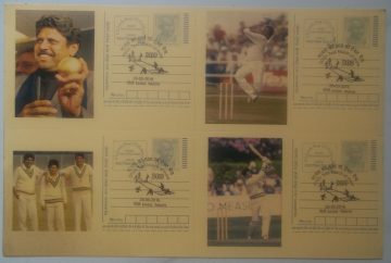 Cricket postcard BLK-4