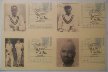 Cricket postcard BLK-4