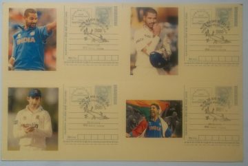 Cricket postcard BLK-4