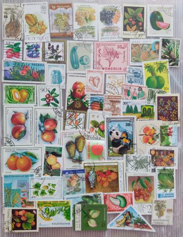 125 Fruits Used Stamps