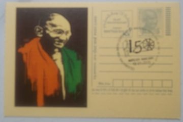 Gandhi Postcard Andpex 1