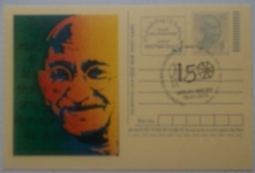 Gandhi Postcard Andpex 1