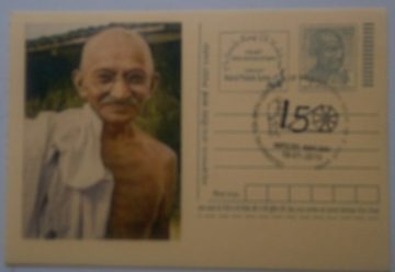 Gandhi Postcard Andpex 1